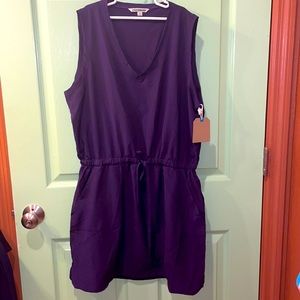 Eggplants sleeveless dress. New with tags. Medium